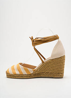 Espadrilės šnervių uždarymas kulnas nuo 7 iki 9 cm geltona CASTANER moteris
