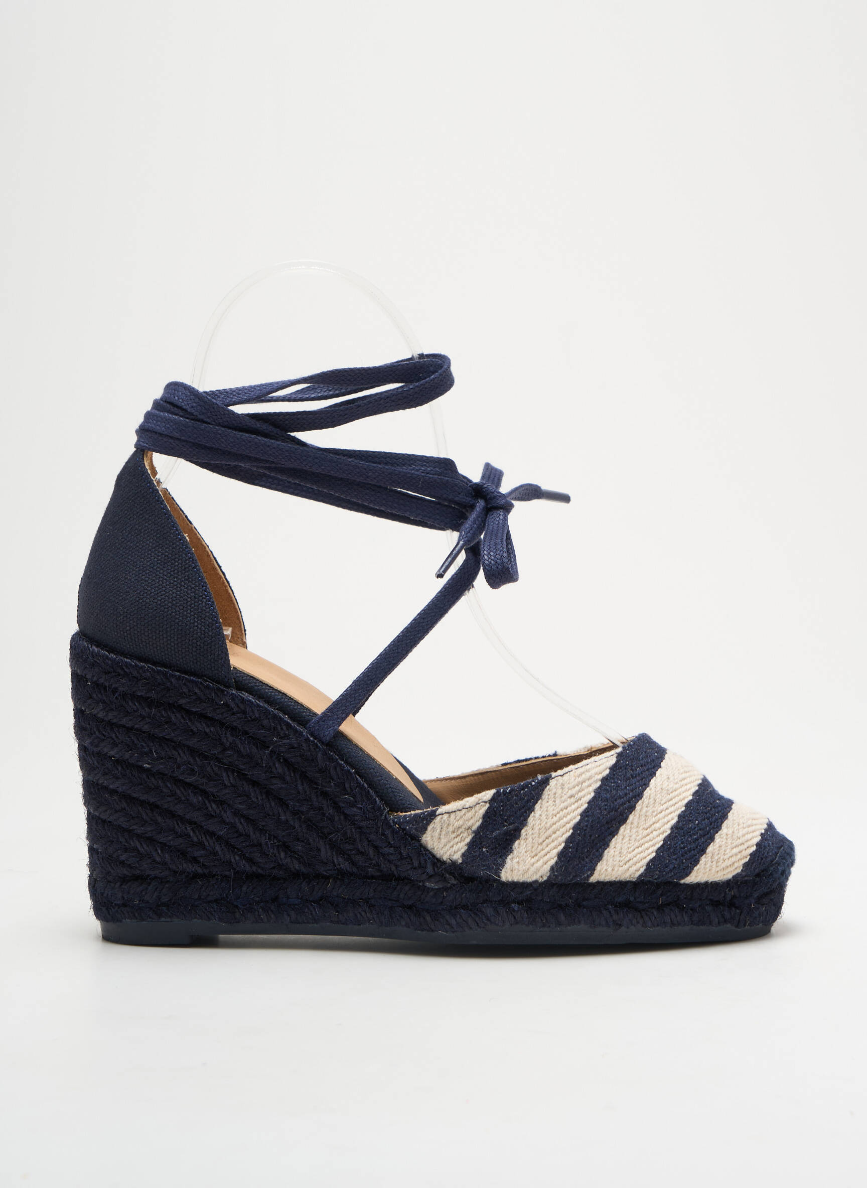 Espadrilės šnervių uždarymas kulnas nuo 7 iki 9 cm mėlyna CASTANER moteris
