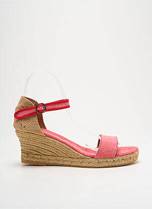 Espadrilės užsegimas kilpa(s) kulnas nuo 4 iki 6 cm rožinė NICOLE moteris