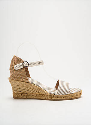 Espadrilės užsegimas kilpa(s) kulnas nuo 4 iki 6 cm baltas NICOLE moteris