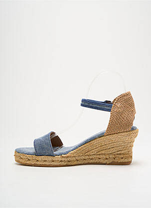 Espadrilės užsegimas kilpa(s) kulnas nuo 4 iki 6 cm mėlyna NICOLE moteris