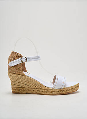 Espadrilės užsegimas kilpa(s) kulnas nuo 4 iki 6 cm baltas NICOLE moteris