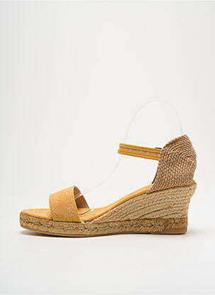 Espadrilės užsegimas kilpa(s) kulnas nuo 4 iki 6 cm geltona NICOLE moteris