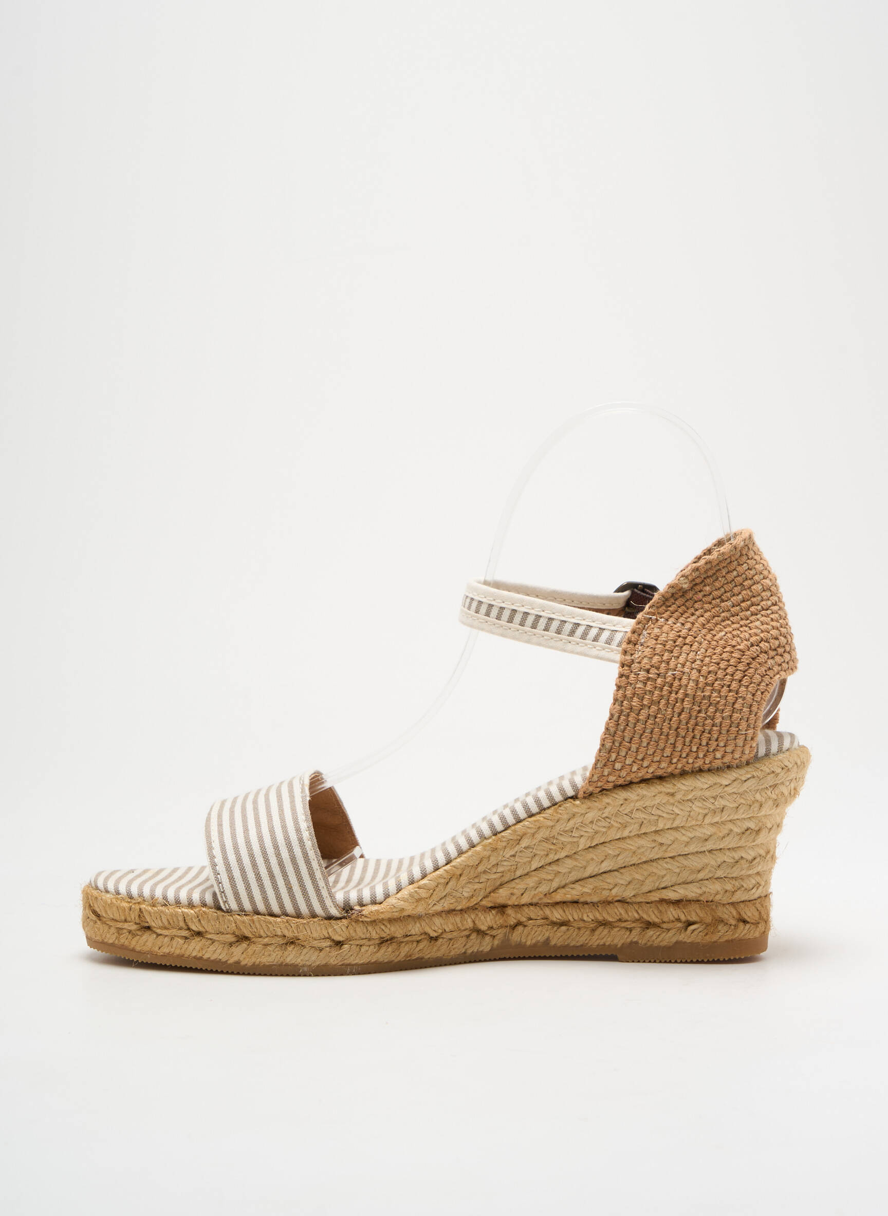 Espadrilės užsegimas kilpa(s) kulnas nuo 4 iki 6 cm baltas NICOLE moteris