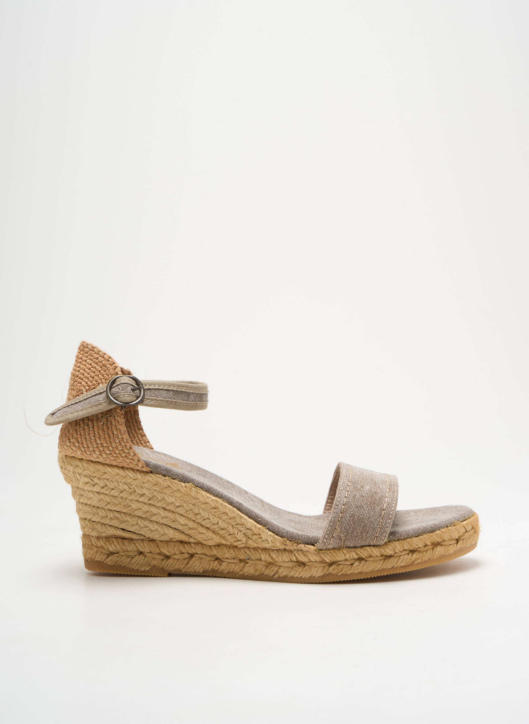 Espadrilės užsegimas kilpa(s) kulnas nuo 4 iki 6 cm pilka NICOLE moteris
