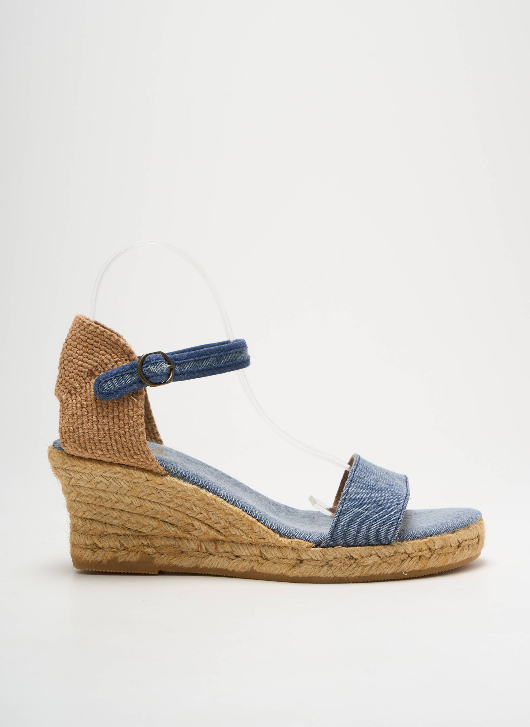Espadrilės užsegimas kilpa(s) kulnas nuo 4 iki 6 cm mėlyna NICOLE moteris