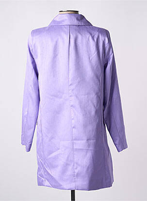 Švarkas netikros kišenės violetinis LUMINA moteris