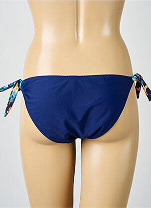 Maudymosi kelnaitės užsegimas su raišteliais bikini mėlyna RAE moteris