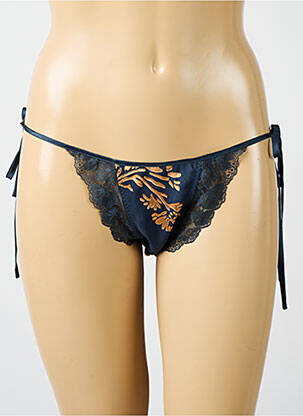 Tanga satino audinys pilka MARJOLAINE moteris