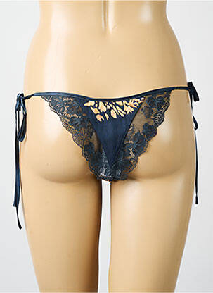 Tanga satino audinys pilka MARJOLAINE moteris