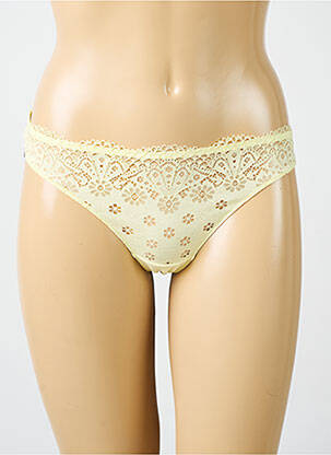 Tanga tamprumas geltona SIMONE X SIMONE PÉRÈLE moteris