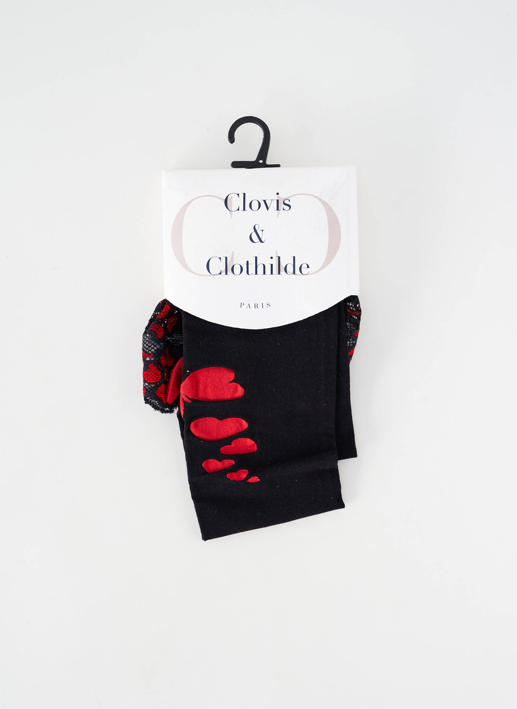 Bas fantazijos raštas juodas CLOVIS & CLOTHILDE moteris