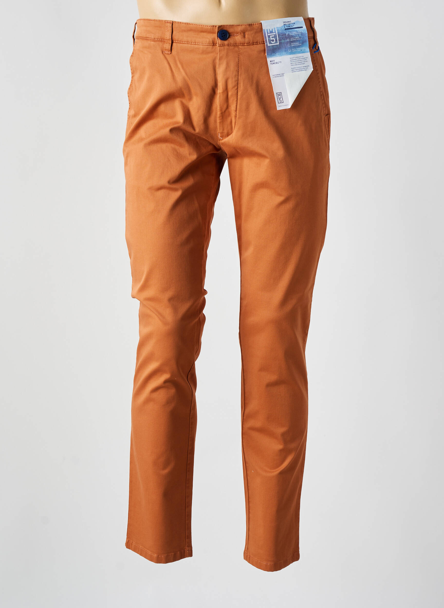Chino kelnė bio normala dydis oranžinė M5 BY MEYER vyras