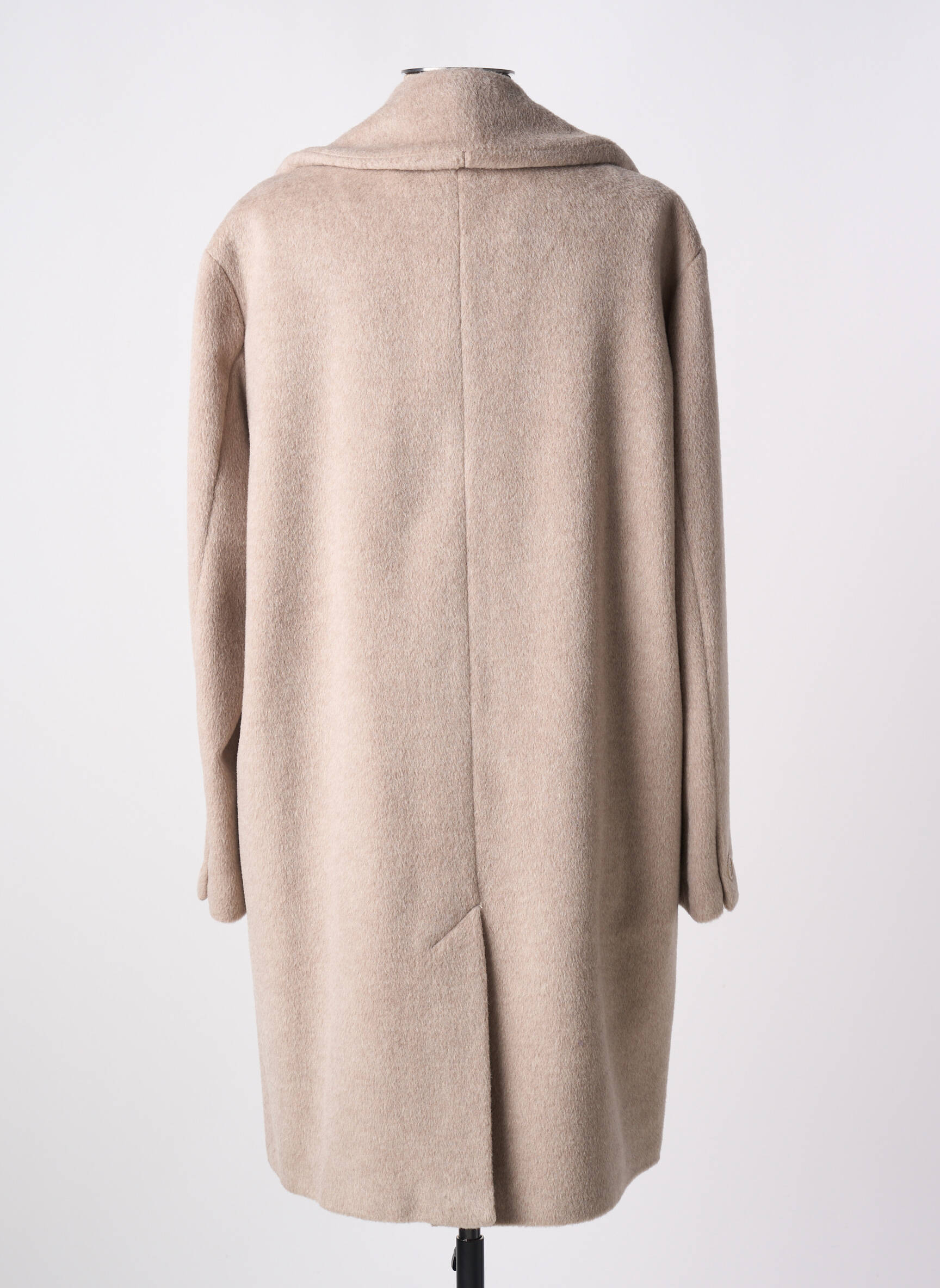 Ilgas paltas tiesi kirpimas be gobtuvų bežinis WEEKEND MAXMARA moteris