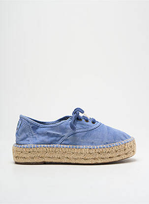 Espadrilės šnervių uždarymas kulnas nuo 4 iki 6 cm šviesiai mėlyna NATURAL WORLD moteris