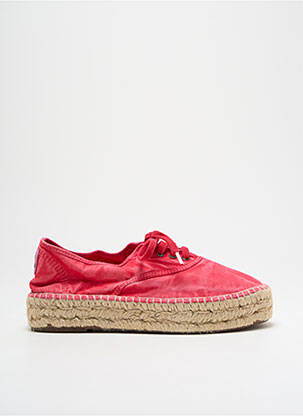 Espadrilės šnervių uždarymas kulnas nuo 4 iki 6 cm rožinė NATURAL WORLD moteris