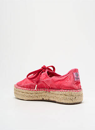 Espadrilės šnervių uždarymas kulnas nuo 4 iki 6 cm rožinė NATURAL WORLD moteris