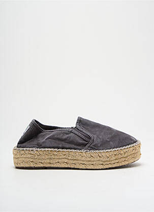 Espadrilės platforma kulnas nuo 4 iki 6 cm juodas NATURAL WORLD moteris