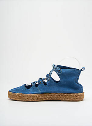 Espadrilės šnervių uždarymas plokščias kulnas iki 3 cm mėlyna IPPON VINTAGE moteris