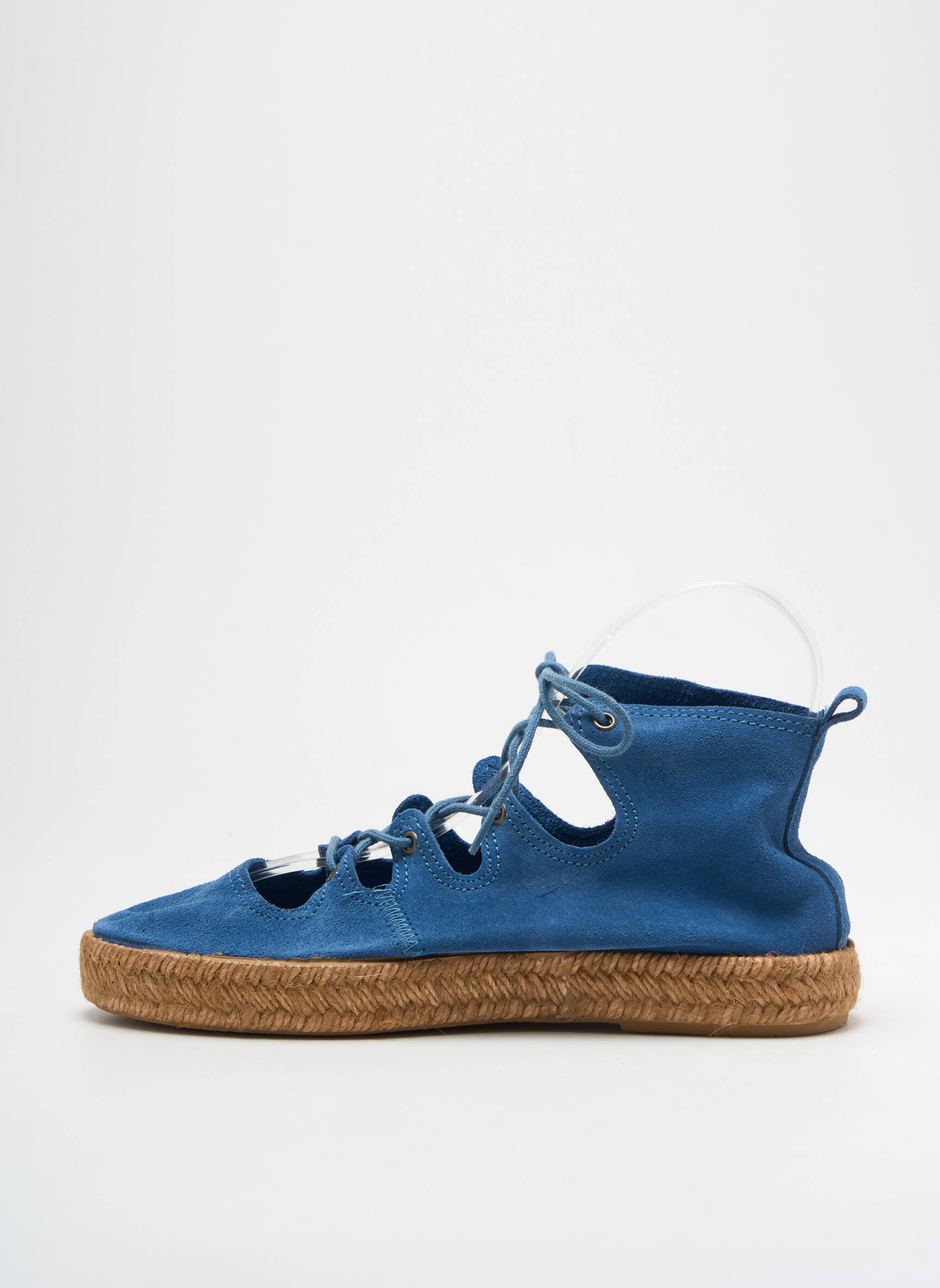 Espadrilės šnervių uždarymas plokščias kulnas iki 3 cm mėlyna IPPON VINTAGE moteris
