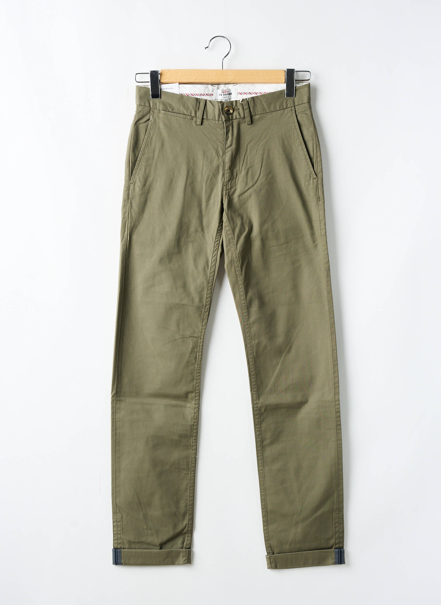 Chino kelnė tamprumas normala dydis žalias BEN SHERMAN vyras