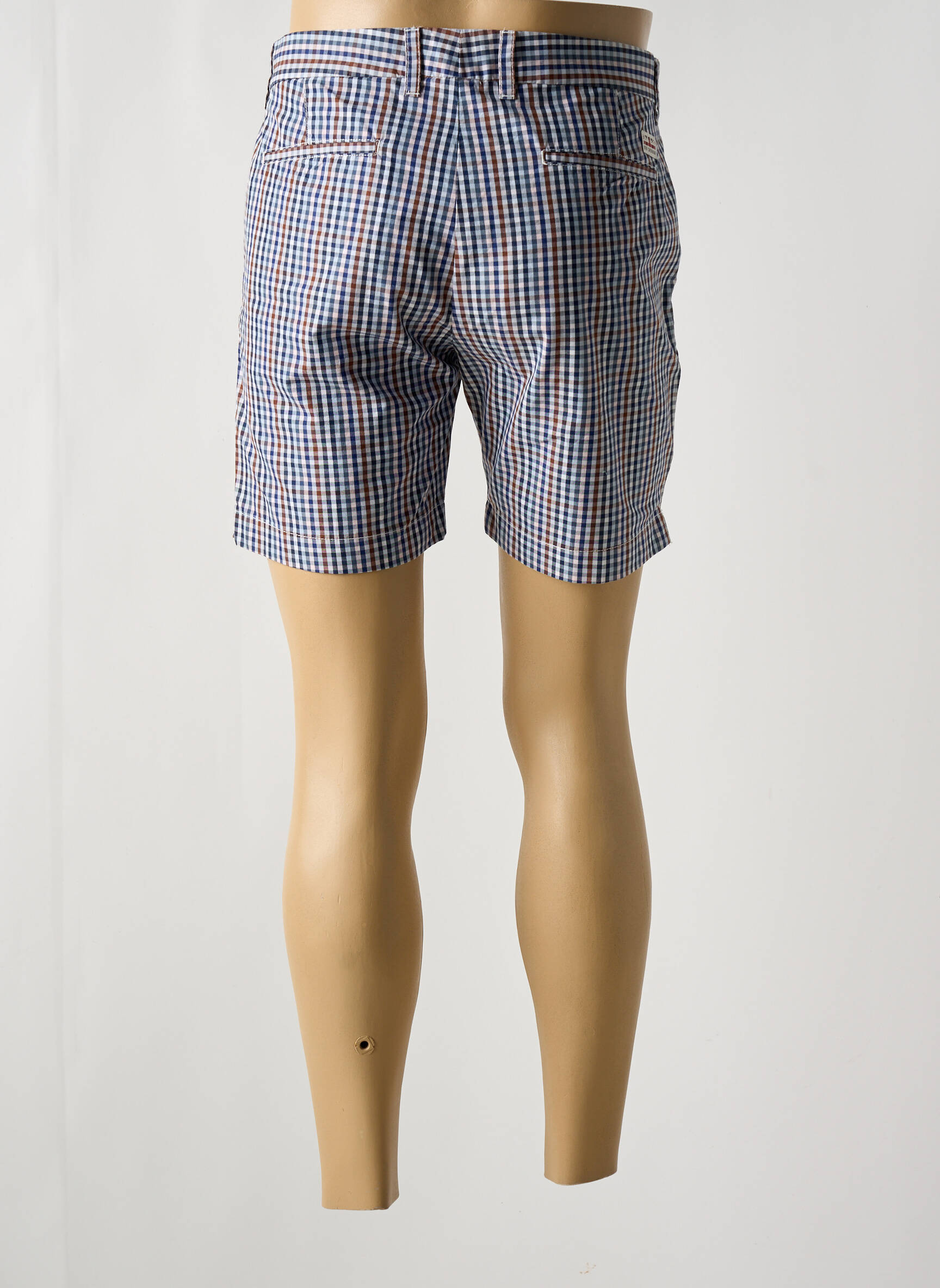 Šortas popelinos audinys, kuris pasižymi lygiu ir tankiu paviršiumi. normala dydis mėlyna BEN SHERMAN vyras