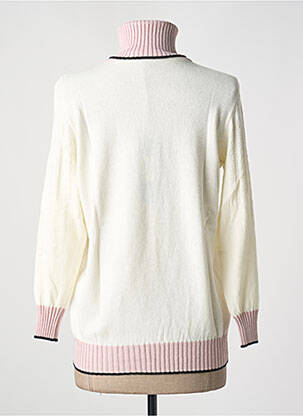 Megztinis centrinė iškirptė ilgos rankovės rožinė TRICOT CHIC moteris