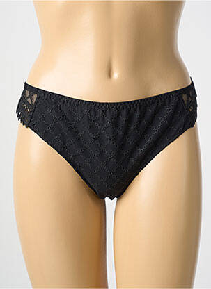 Tanga tanga juodas LOUISA BRACQ moteris