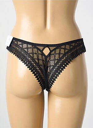 Tanga tanga juodas LOUISA BRACQ moteris