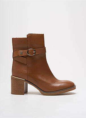 Batai/botai lygus medžiaga kulnas nuo 4 iki 6 cm rudas TOMMY HILFIGER moteris