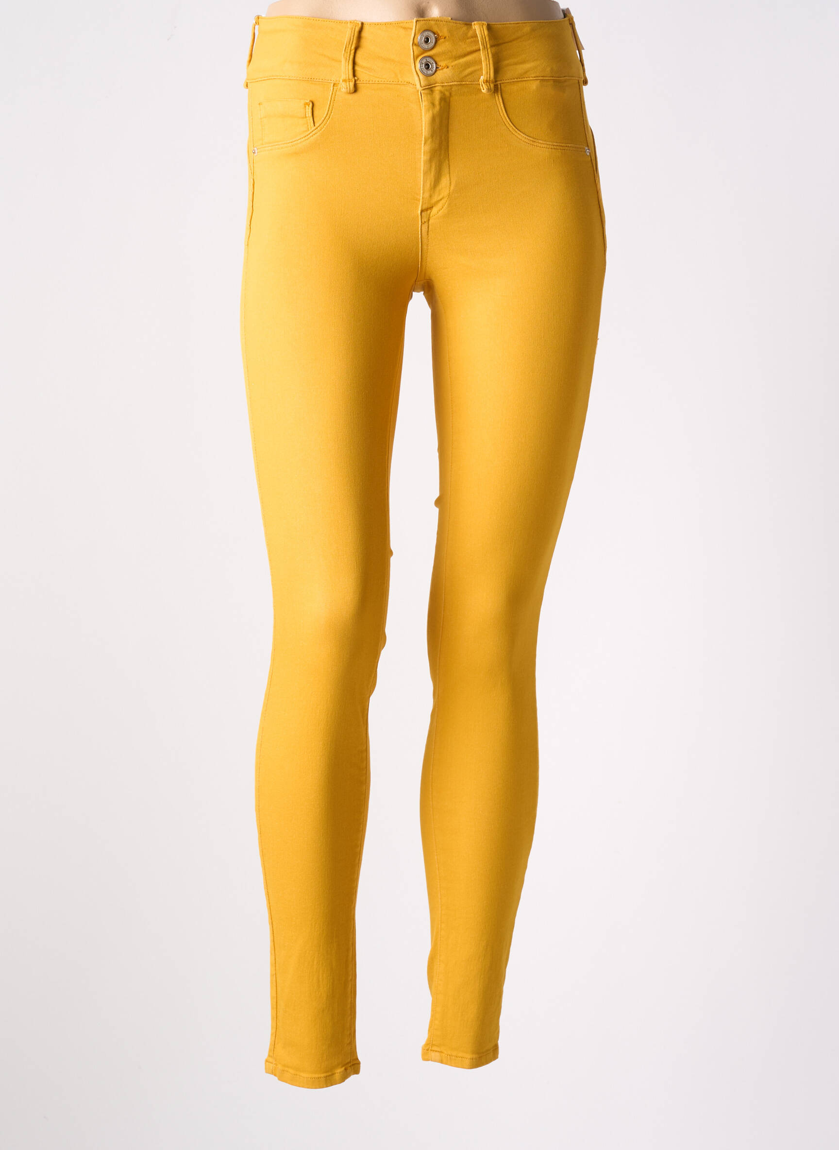 Jegging denimo audinys normala dydis geltona ONE SIZE FILTS ALL moteris