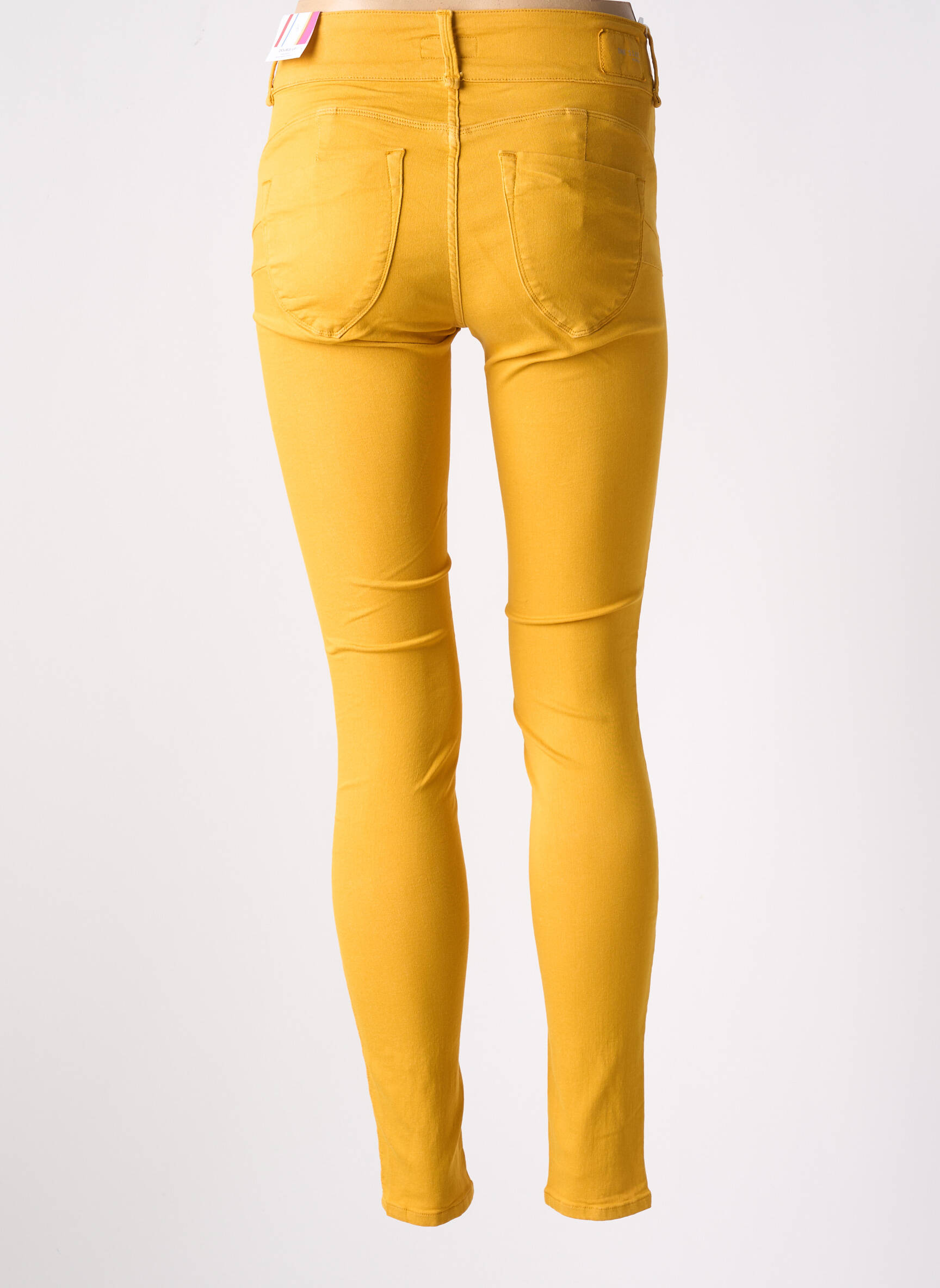 Jegging denimo audinys normala dydis geltona ONE SIZE FILTS ALL moteris