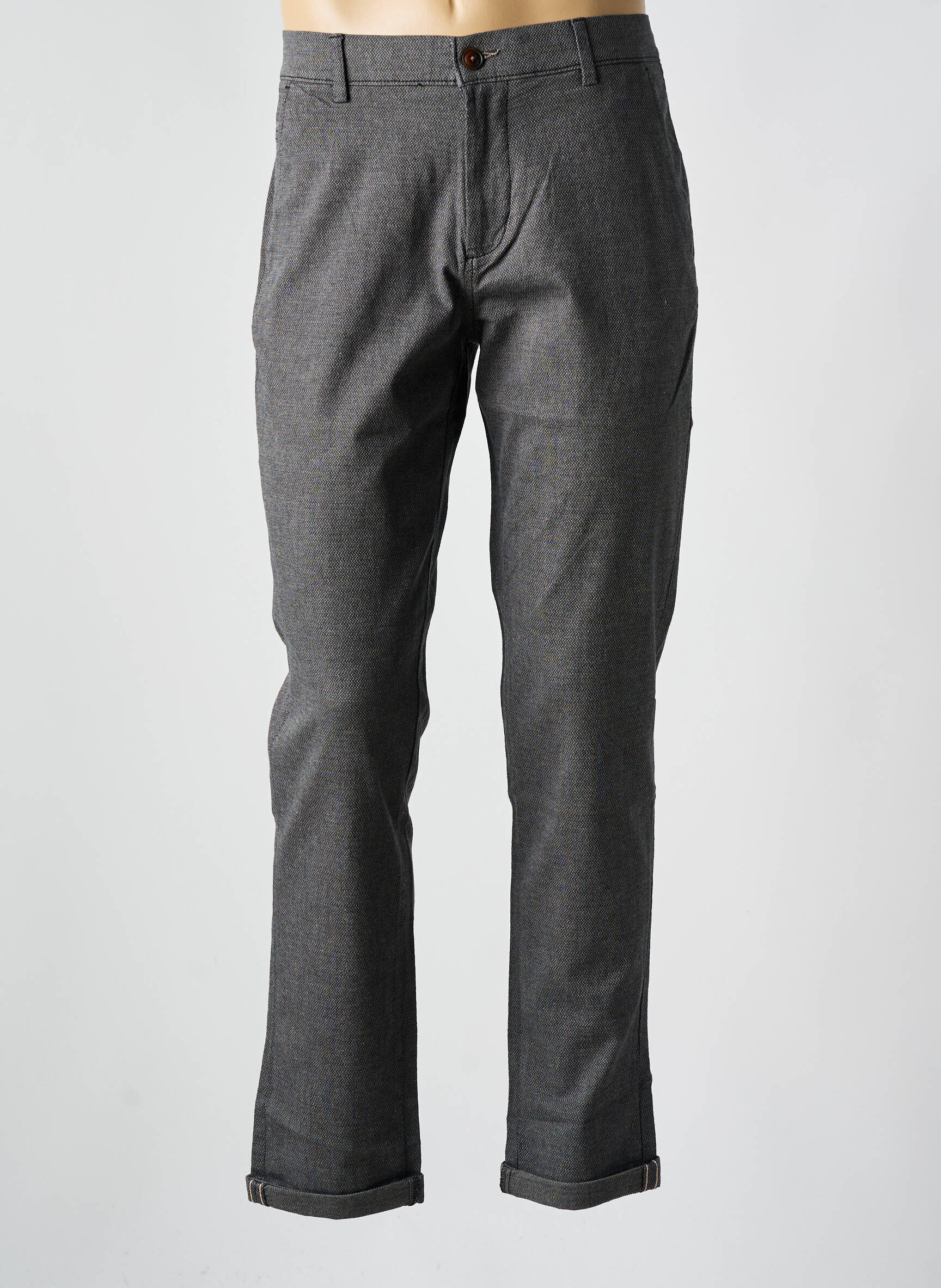 Chino kelnė chinamas audinys normala dydis pilka JACK & JONES vyras