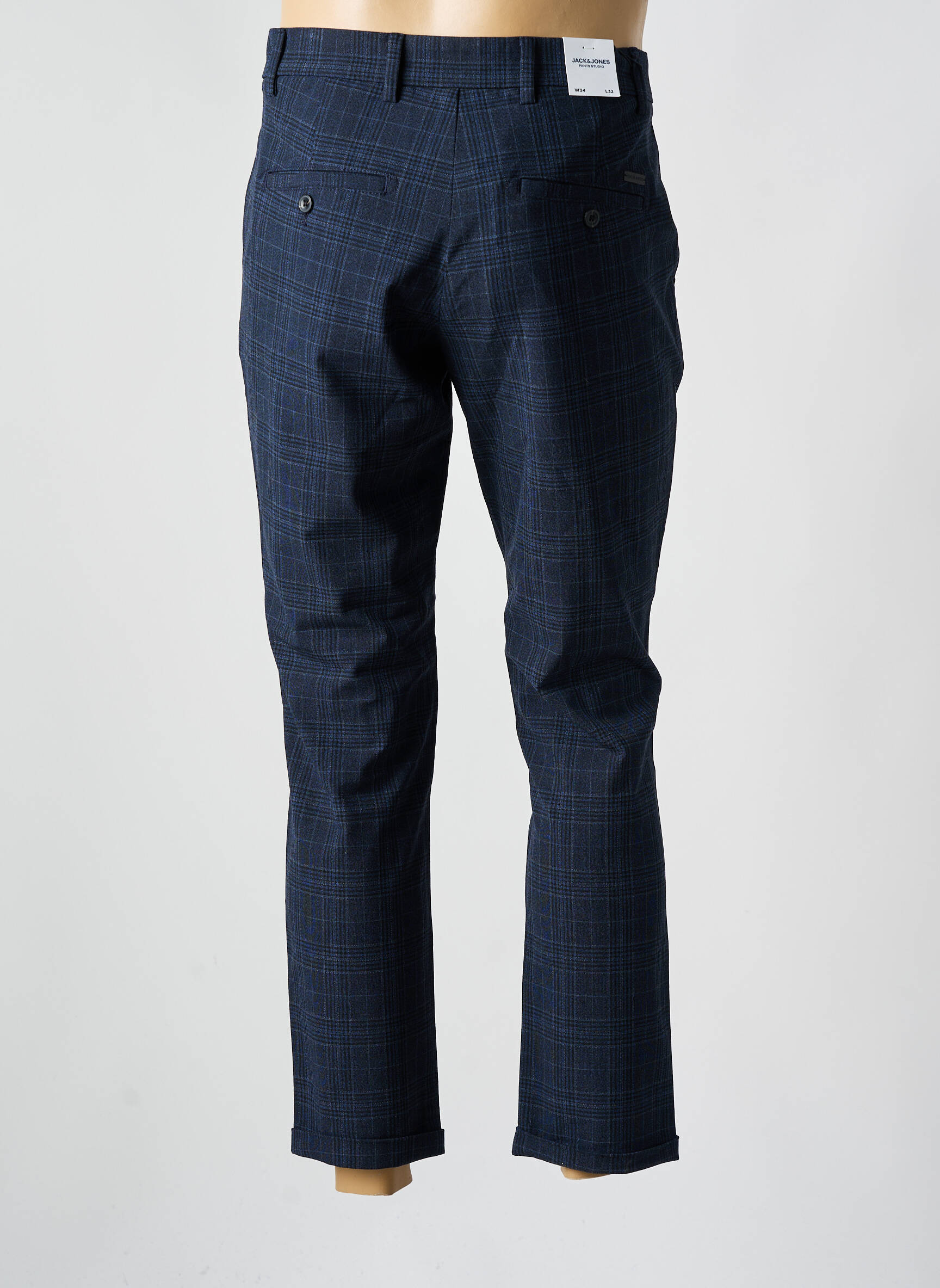Chino kelnė chinamas audinys normala dydis mėlyna JACK & JONES vyras