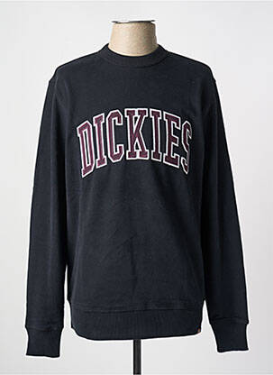 Mikroskopas siuvinėjimas ilgos rankovės juodas DICKIES vyras