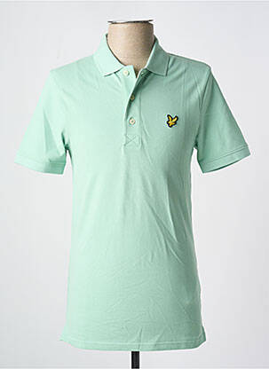 Polo tamprumas trumpas rankovės žalias LYLE & SCOTT vyras