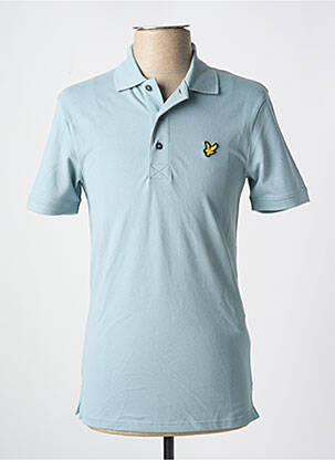 Polo tamprumas trumpas rankovės mėlyna LYLE & SCOTT vyras