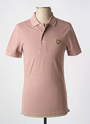 Polo tamprumas trumpas rankovės šviesiai rožinė LYLE & SCOTT vyras