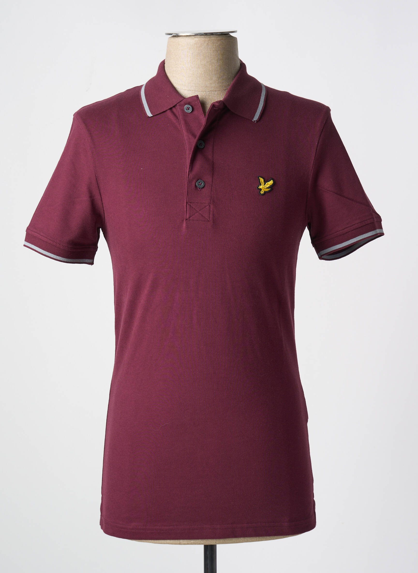 Polo tamprumas trumpas rankovės raudona LYLE & SCOTT vyras