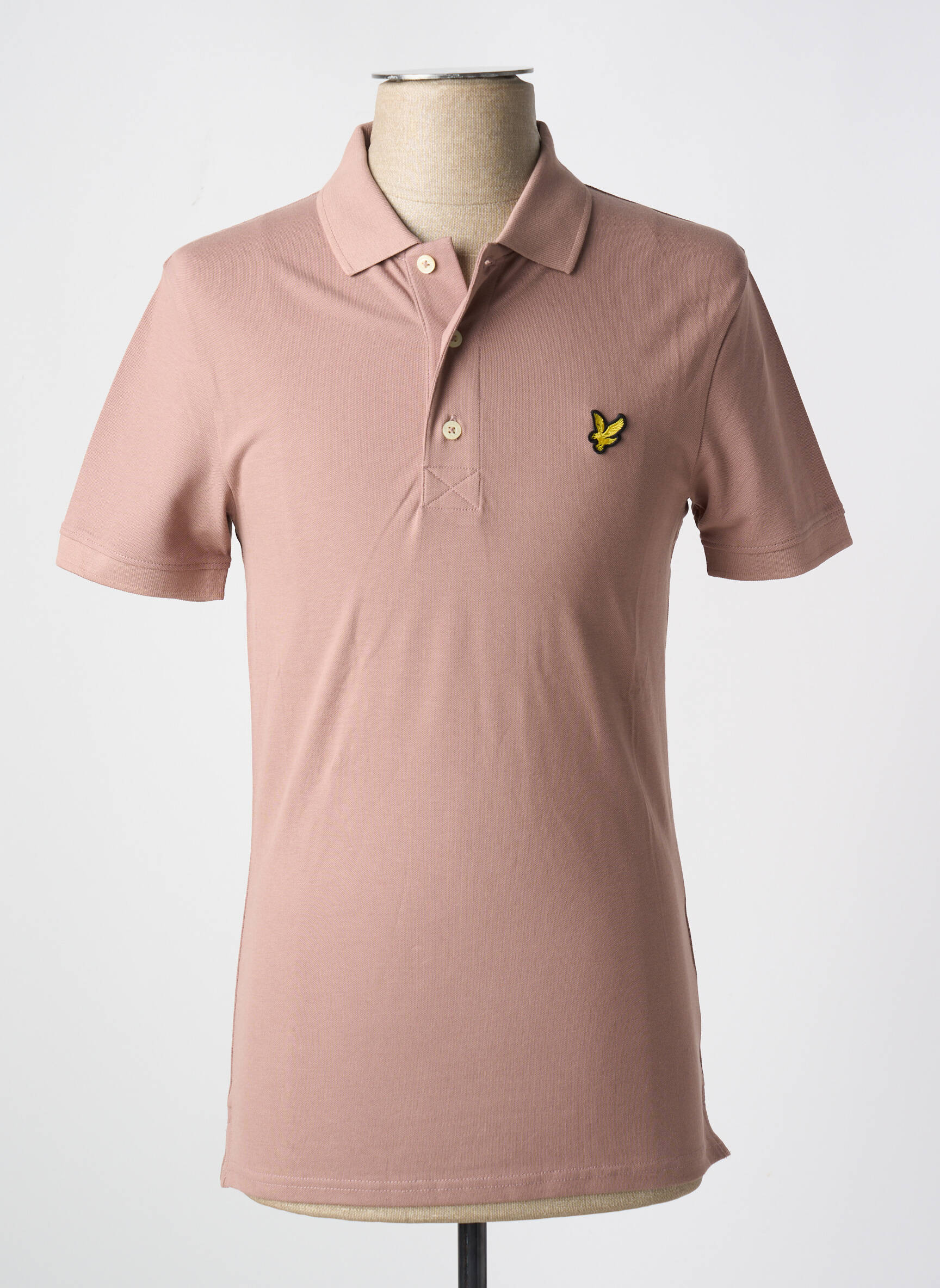 Polo tamprumas trumpas rankovės šviesiai rožinė LYLE & SCOTT vyras