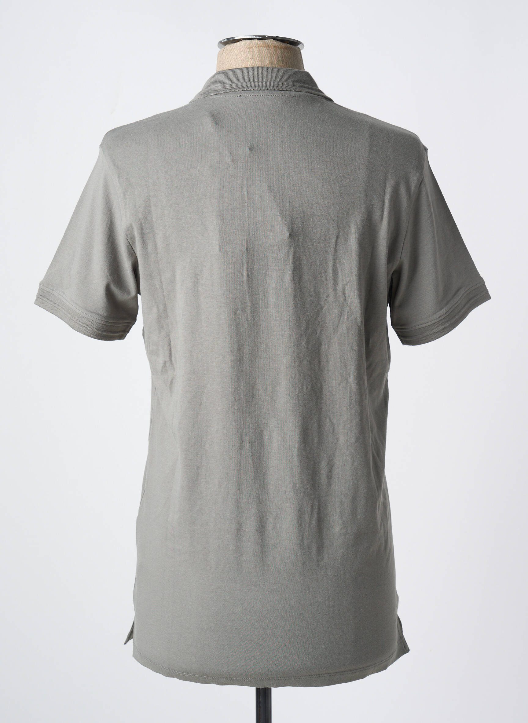 Polo jersey audinys trumpas rankovės pilka JACK & JONES vyras