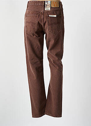Lieknos kelnės kišenės rudas NUDIE JEANS CO moteris