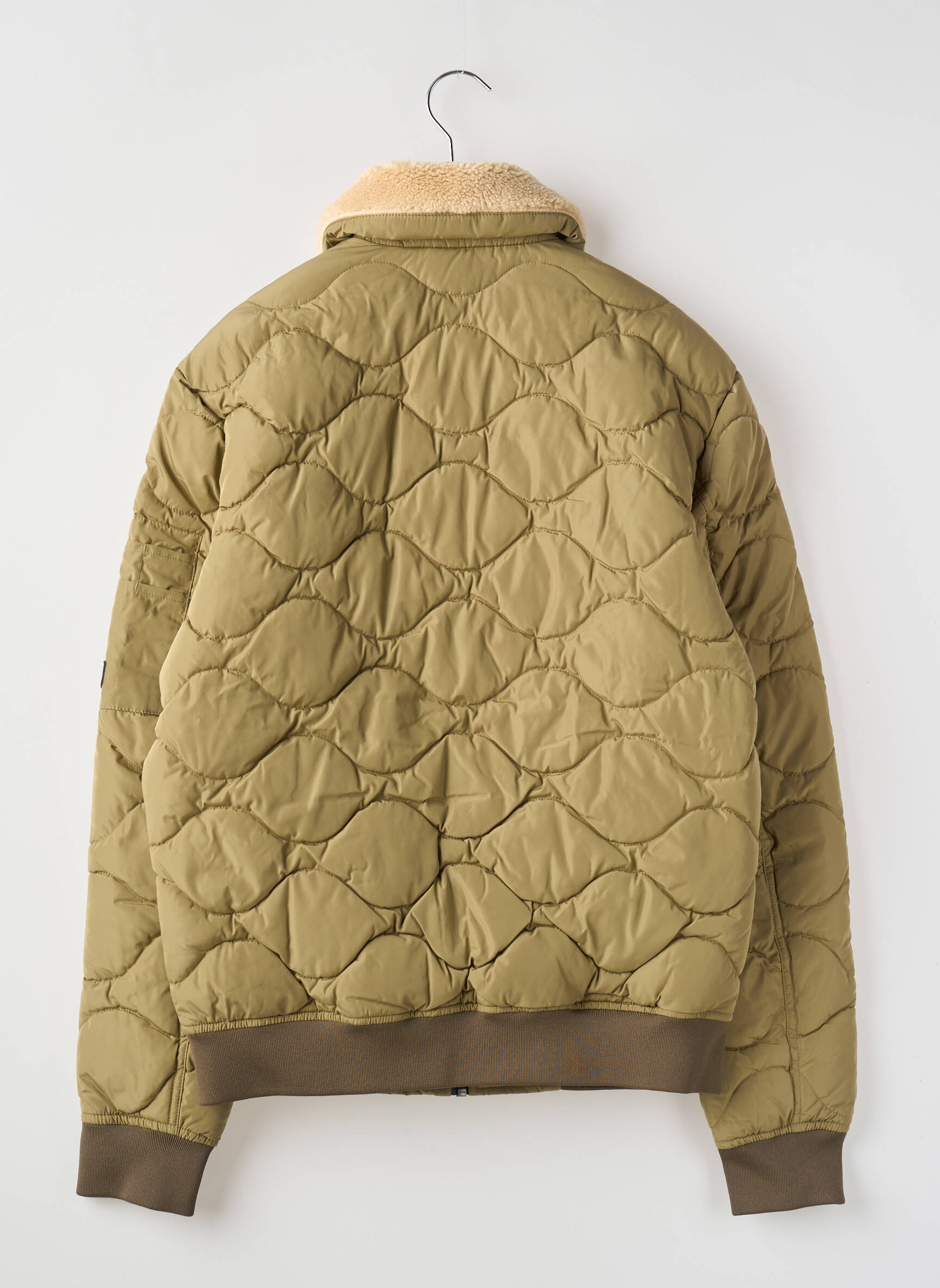 Pūkinė striukė kišenės be gobtuvų žalias JACK & JONES vyras