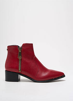 Batai/botai lygus medžiaga kulnas nuo 4 iki 6 cm raudona STEVE MADDEN moteris