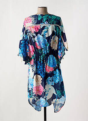 Kimono striukė col v mėlyna MILONGA moteris