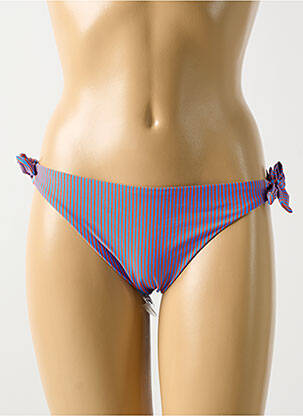 Maudymosi kelnaitės užsegimas su raišteliais bikini mėlyna CYELL moteris