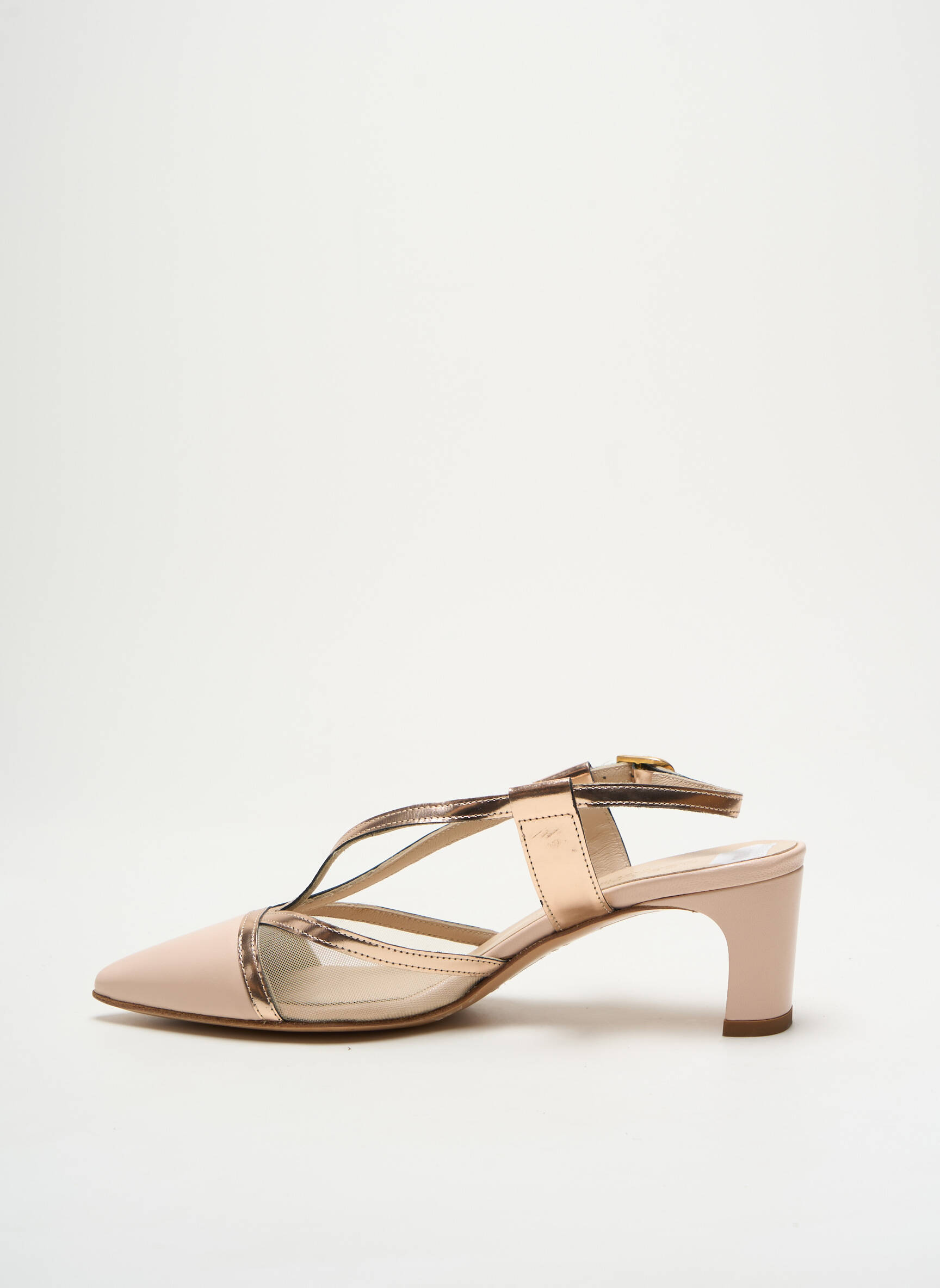 Sandalai/nu pėdos lygus medžiaga kulnas nuo 4 iki 6 cm rožinė MODA DI FAUSTO moteris