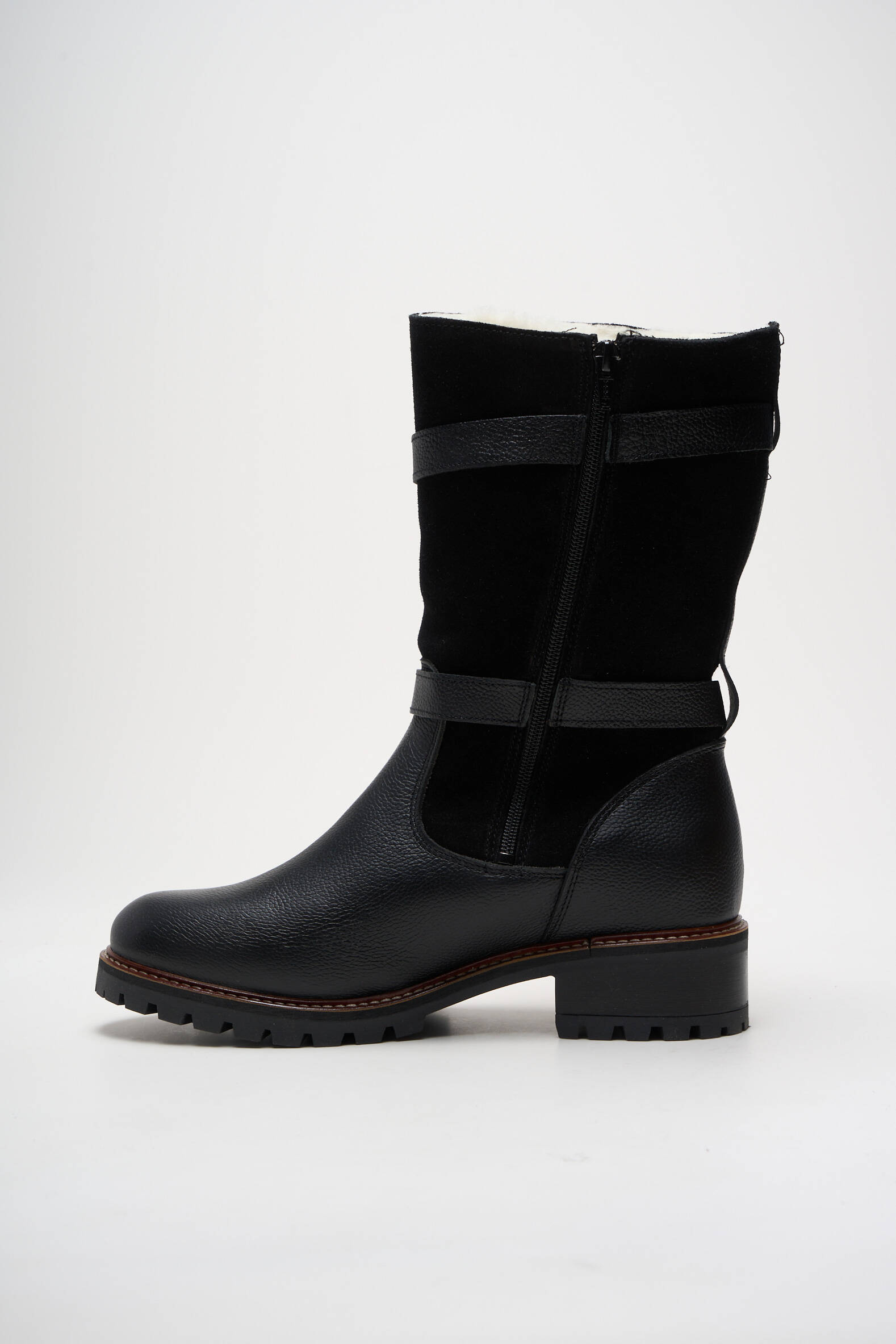 Batai satino audinys kulnas nuo 4 iki 6 cm juodas HOOPER SHOES moteris