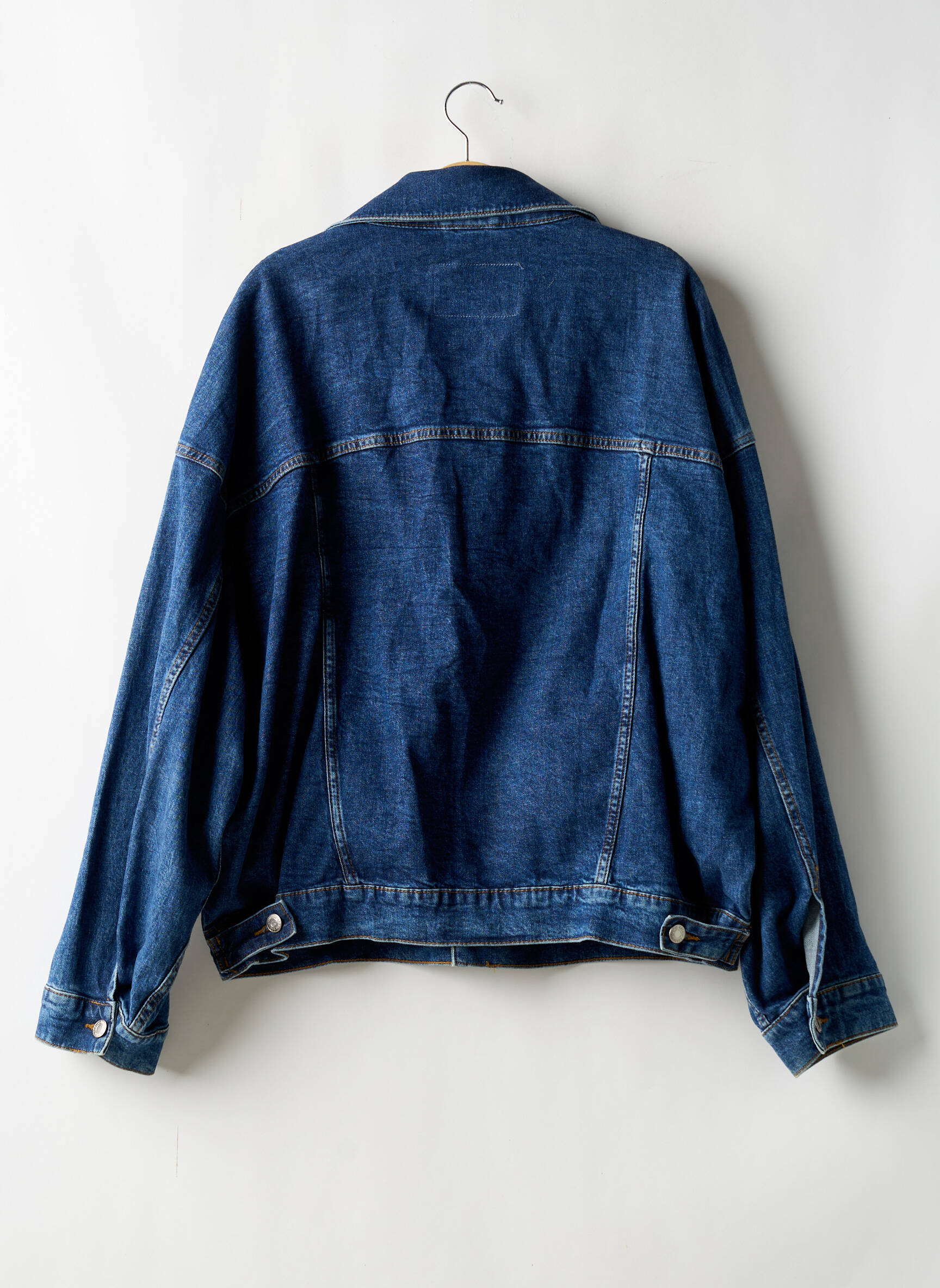 Kasdienis švarkas tiesi kirpimas mėlyna & DENIM vyras
