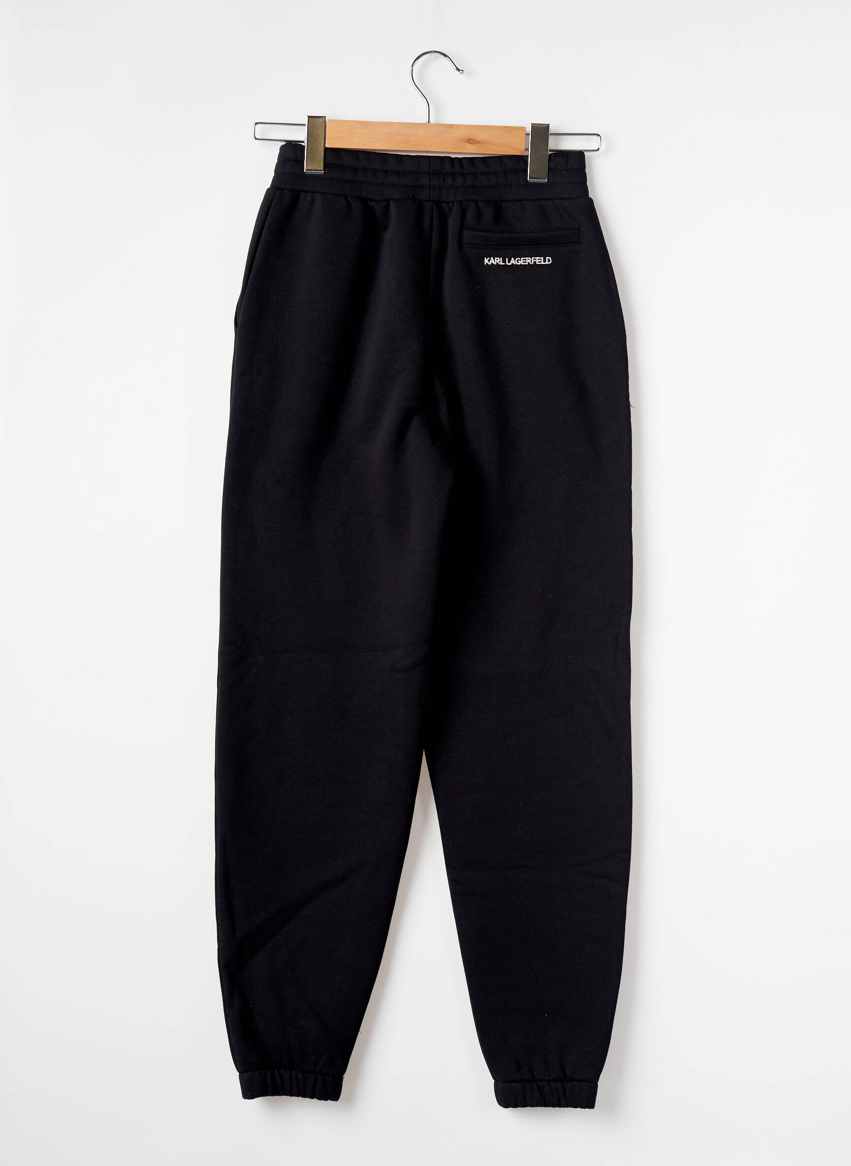 Joggins jersey audinys normala dydis juodas KARL LAGERFELD moteris